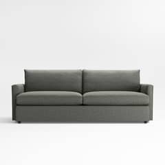 CRATE & BARREL - Sofá Lounge Profundo 3 Cuerpos